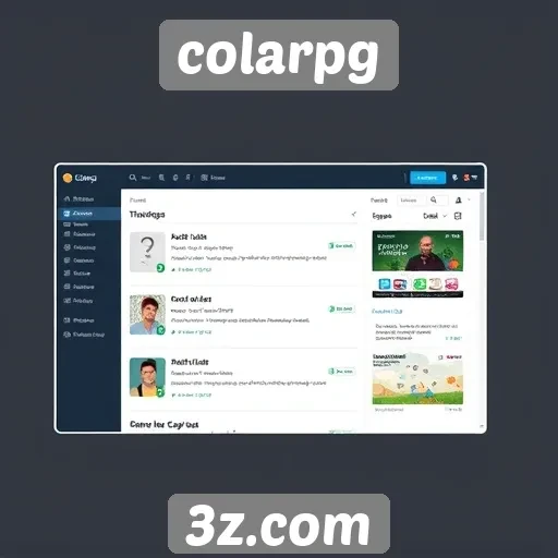 Cambios recentes na interface do colarpg